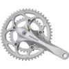 Shimano FC-R345 Compact Crankset 2x9-speed - Silver -ROCKSHOX Sales efcr345c04xs fc r345 1553502