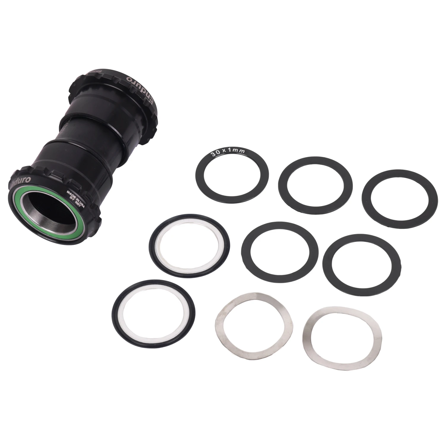 Enduro Bearings TorqTite BB30 For BB386EVO Spindles - Stainless Steel ABEC 3 - Bottom Bracket - BKS-0159 - BB42-68/73-30 - Black 4 Enduro Bearings TorqTite BB30 For BB386EVO Spindles - Stainless Steel ABEC 3 - Bottom Bracket - BKS-0159 - BB42-68/73-30 - Black - Image 2