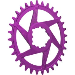 E-thirteen E*thirteen Helix R Direct Mount Chainring | SRAM 11/12-Speed | 3mm Offset - Eggplant