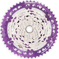 E-thirteen E*thirteen Helix Race Cassette | 12-Speed | 9-50 Teeth | SRAM XD - Eggplant