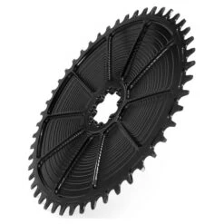 Garbaruk AERO Road Chainring - Direct Mount / Round / Narrow-Wide - For SRAM AXS - Black -ROCKSHOX Sales garbaruk aero road cx round chainring for sram axs black 3 1145396