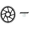 Garbaruk Melon MTB Chainring - Direct Mount / Oval / Narrow-Wide - For Shimano Deore XT M8100 / SLX M7100 - Black -ROCKSHOX Sales narrow wide oval chainring shimano m8100 black 1 819693