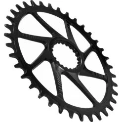 Garbaruk Melon MTB Chainring - Direct Mount / Oval / Narrow-Wide - For Shimano Deore XT M8100 / SLX M7100 - Black -ROCKSHOX Sales narrow wide oval chainring shimano m8100 black 2 819694