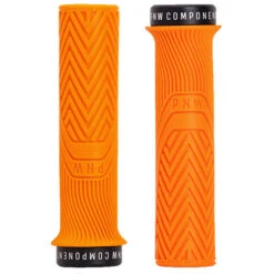 PNW Components Loam MTB Lock-On Handlebar Grips - Safety Orange