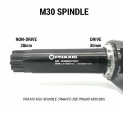 Praxis Works M30 BB86/BB92 Bottom Bracket Cups - PF41-86/90/92-M30 -ROCKSHOX Sales praxis works m30 bb86 bb92 lagerschalen pf41 86 90 92 m30 2 1017001