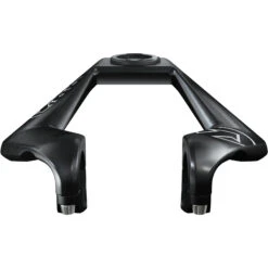PRO Compact Clip-On Aerobar - Carbon | Computer Mount - 31.8mm | Black -ROCKSHOX Sales pro compact carbon clip on tt black front 1382252