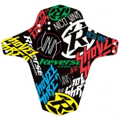 Reverse Components Nico Vink Shovel & Shred MTB Saddle And Mudguard - Black/copper | Stickerbomb -ROCKSHOX Sales revers components nico vink saddle plus mudguard black cupper stickerbomb single 1334870