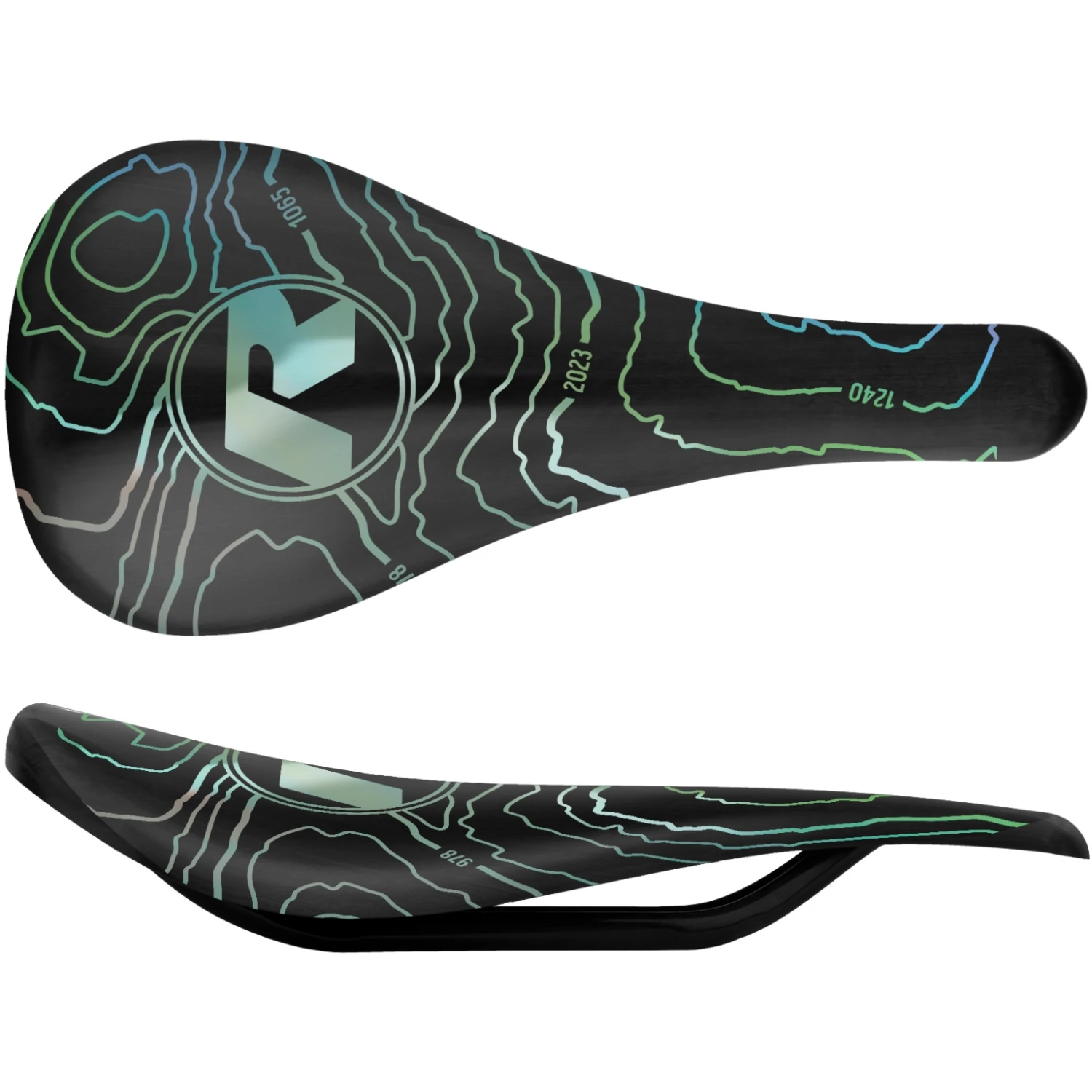 Rie:sel Design Stuhl Carbon Saddle - 145mm - Höhenlinien 3 Rie:sel Design Stuhl Carbon Saddle - 145mm - Höhenlinien