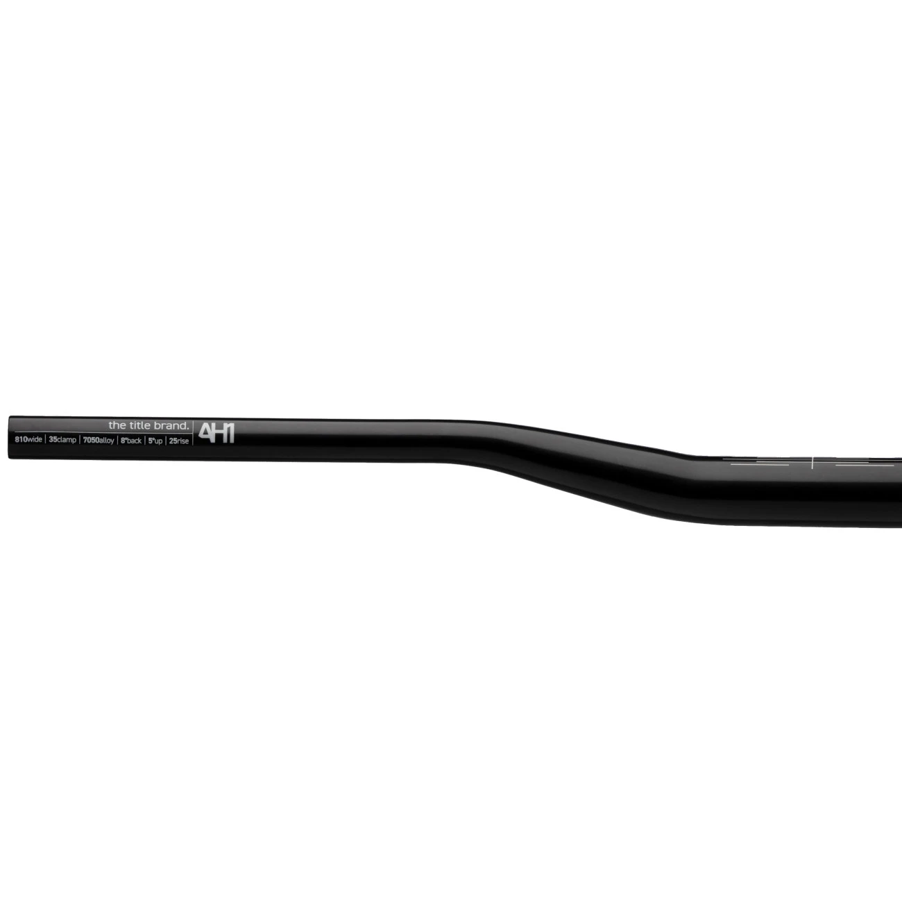 Title AH1 MTB Handlebar - 35mm - 38mm Rise - Black 4 Title AH1 MTB Handlebar - 35mm - 38mm Rise - Black - Image 2