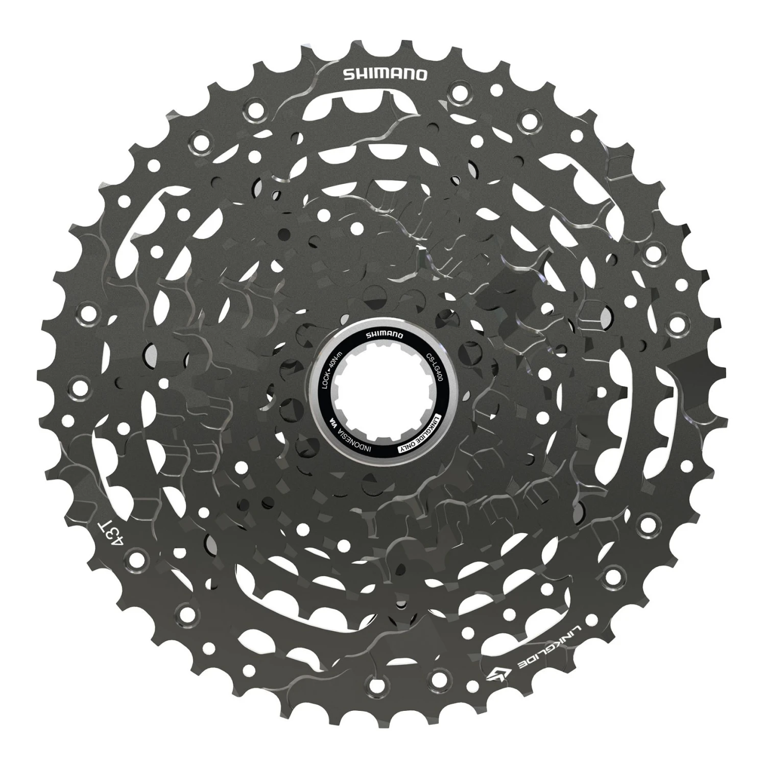 Shimano CS-LG400 Cassette - LinkGlide | 10-speed - 11-43 Teeth 3 Shimano CS-LG400 Cassette - LinkGlide | 10-speed - 11-43 Teeth