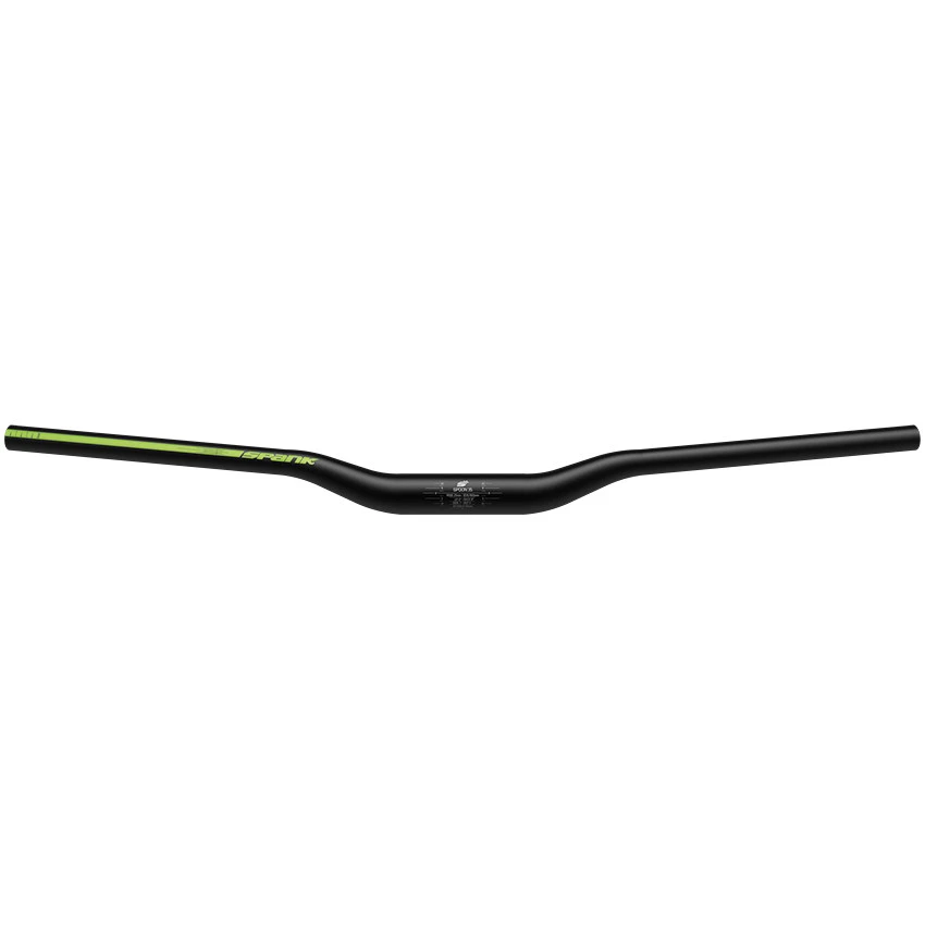 Spank Spoon 35 MTB Handlebar - Shotpeen Black/green 3 Spank Spoon 35 MTB Handlebar - Shotpeen Black/green