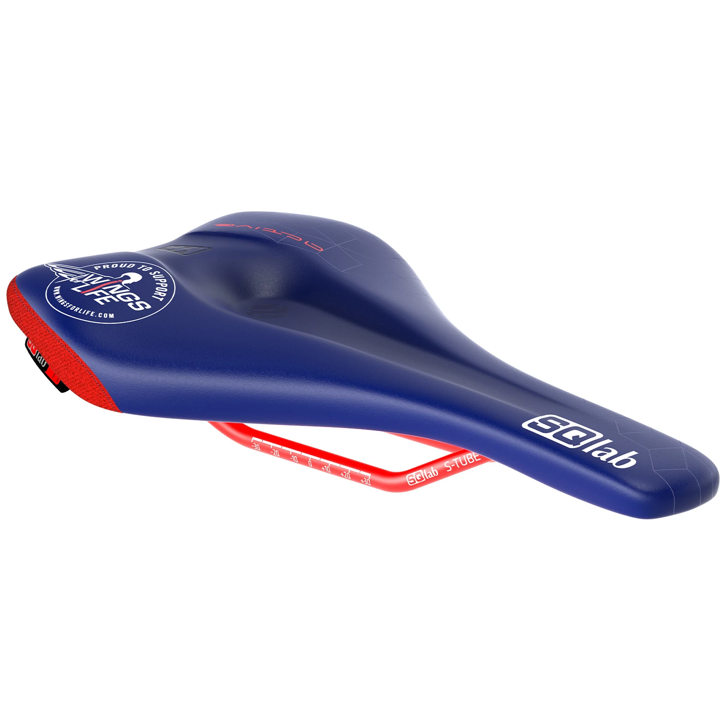 SQlab 611 Ergowave Active 2.1 Saddle - S-Tube - Wings For Life Limited Edition 3 SQlab 611 Ergowave Active 2.1 Saddle - S-Tube - Wings For Life Limited Edition