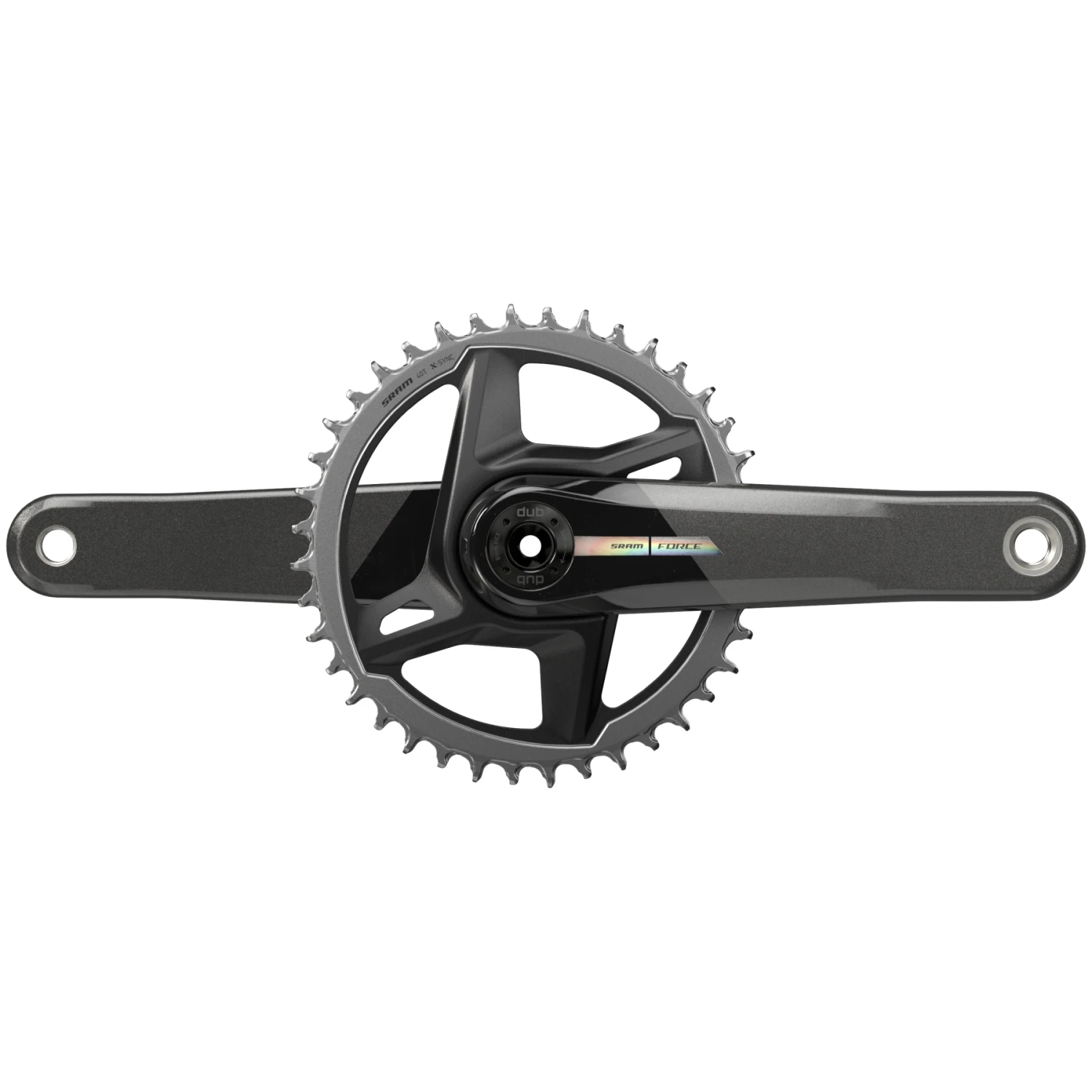 SRAM Force 1 Crankset - Carbon | DUB | Wide | 1x12-speed | D2 - 40 Teeth | Unicorn Grey 3 SRAM Force 1 Crankset - Carbon | DUB | Wide | 1x12-speed | D2 - 40 Teeth | Unicorn Grey