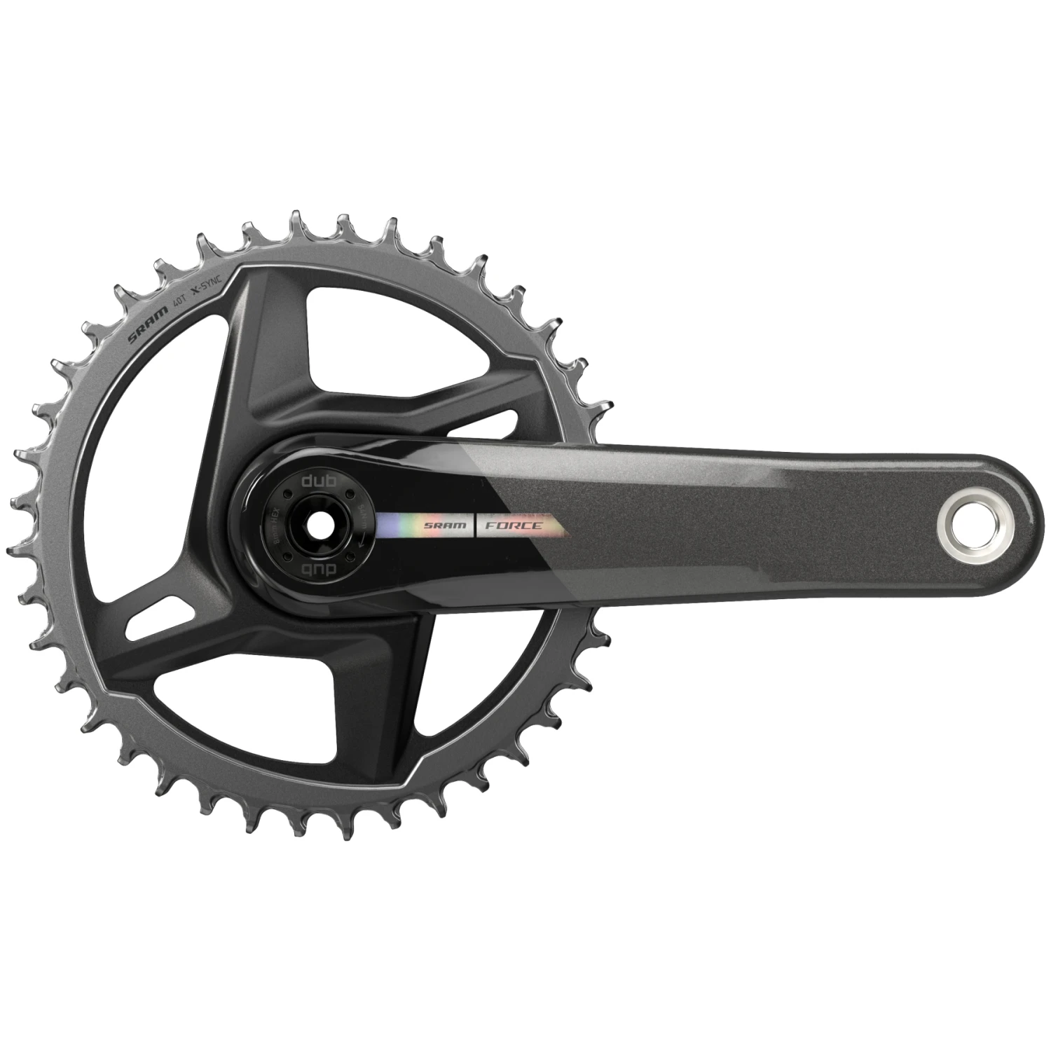 SRAM Force 1 Crankset - Carbon | DUB | 1x12-speed | D2 - 40 Teeth | Unicorn Grey 4 SRAM Force 1 Crankset - Carbon | DUB | 1x12-speed | D2 - 40 Teeth | Unicorn Grey - Image 2