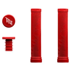 Title FORM Handlebar Grips - 30mm | Red