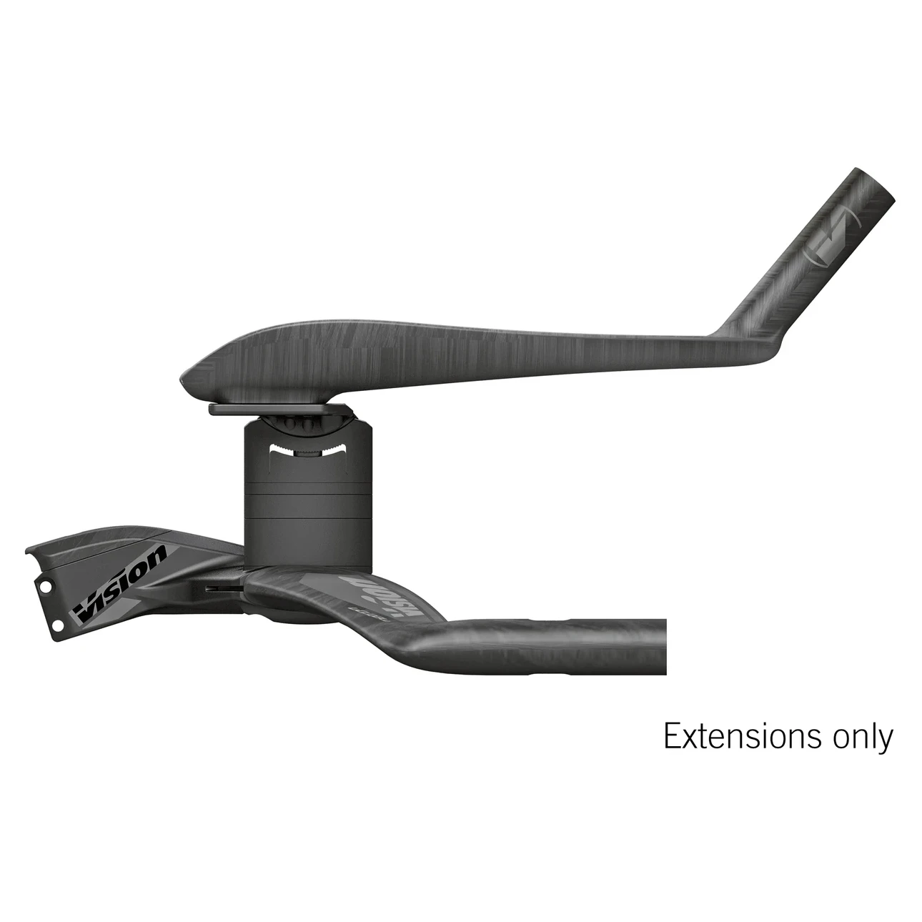 Vision Metron TFE WA Pro Carbon Aerobar Extensions - J-Bend 6 Vision Metron TFE WA Pro Carbon Aerobar Extensions - J-Bend - Image 4