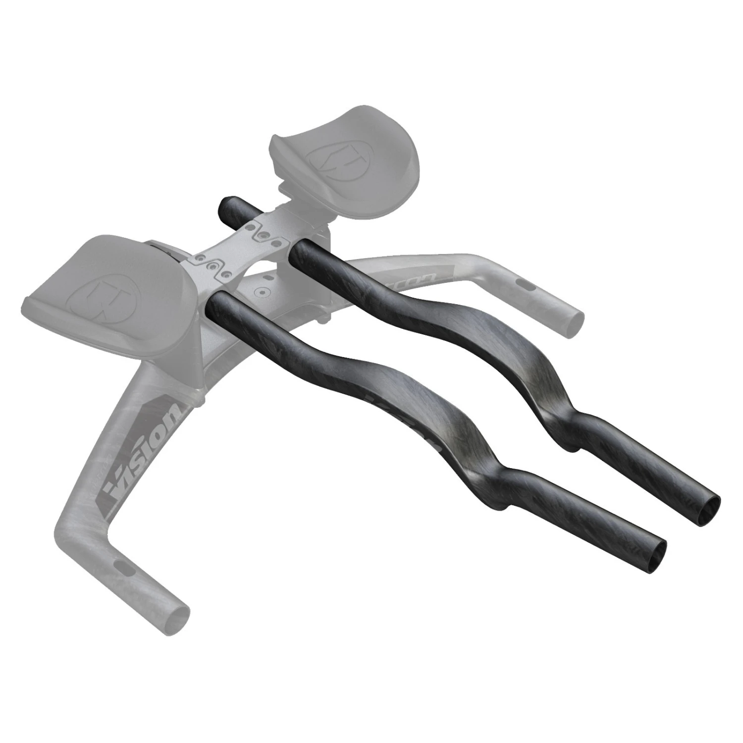 Vision Speed Carbon Extensions For Clip-On Aerobars - S-Bend 5 Vision Speed Carbon Extensions For Clip-On Aerobars - S-Bend - Image 3