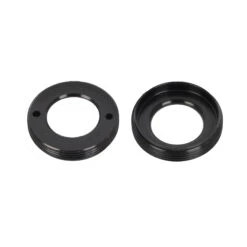 White Industries Extractor Caps For M30, G30, R30 Cranks - Black