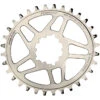 Wolf-tooth Wolf Tooth Elliptical Direct Mount Boost Chainring For Cane Creek EeWings-/SRAM-3-Bolt Cranksets - For Shimano 12-speed Hyperglide+ - Nickel -ROCKSHOX Sales wolf tooth elliptical boost dm chainring cane creek sram shimano 12 speed chain 32t nickel main 1177716